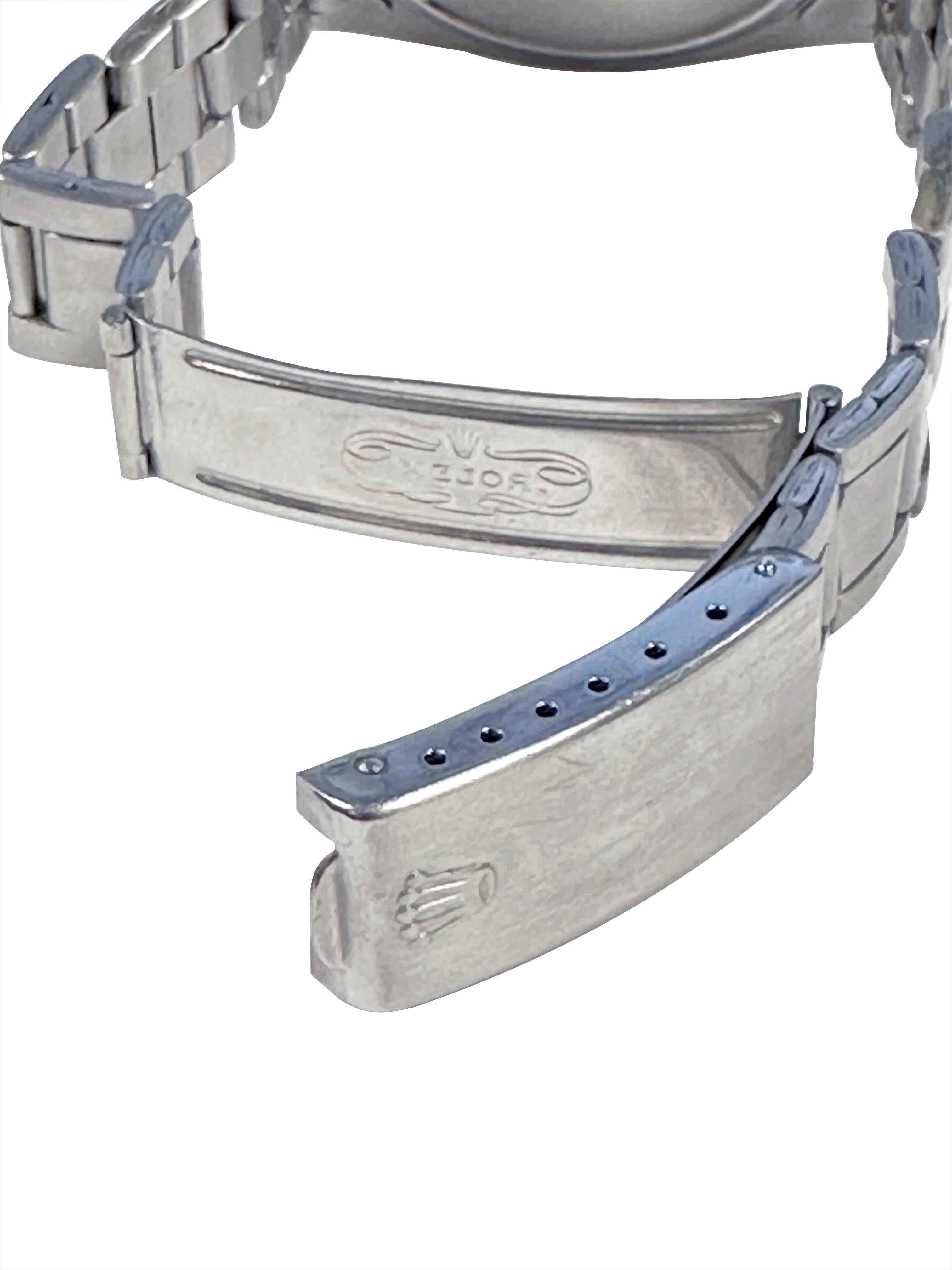 Rolex 1960er Oysterdate Precision 6694 Stahl-Armbanduhr für Damen oder Herren im Angebot