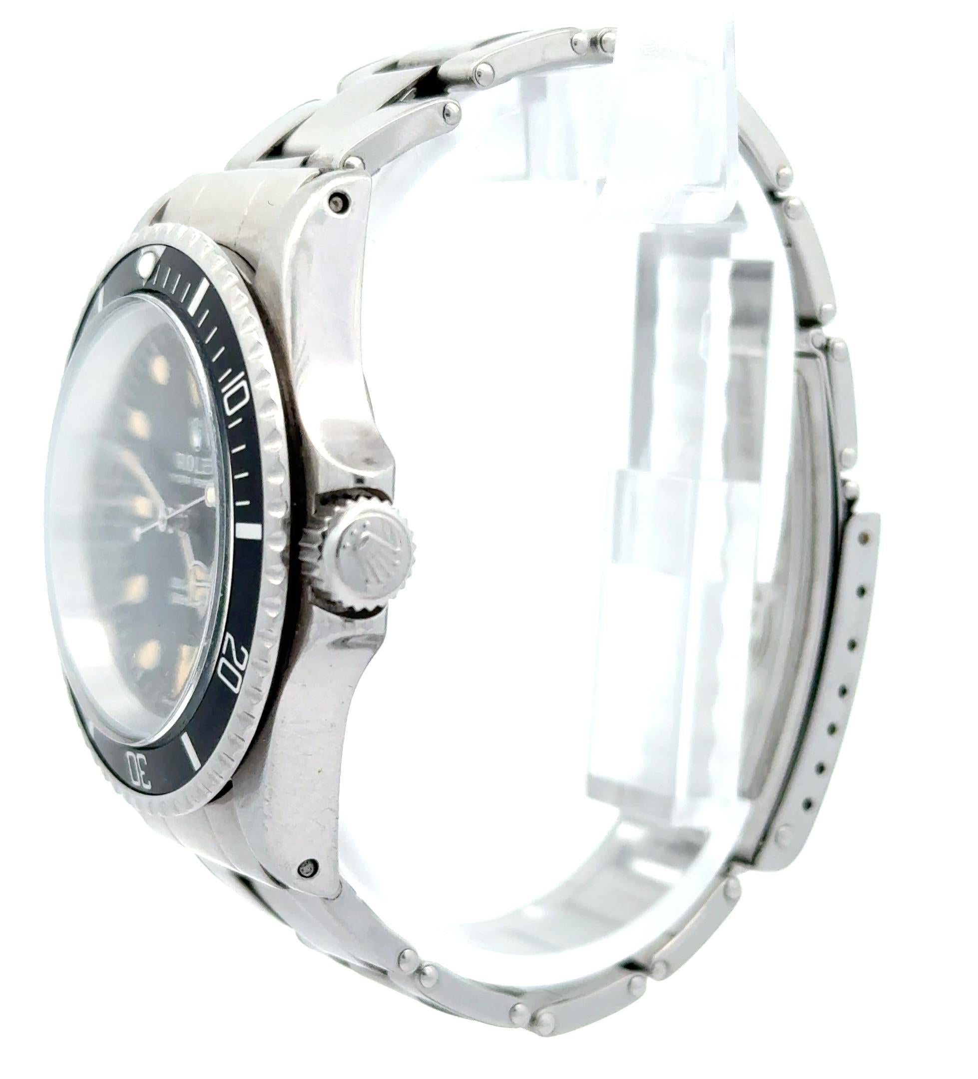 Rolex 1967 Submariner Ref 5513 Rivet Bracelet Meter First Dial Watch For Sale 2