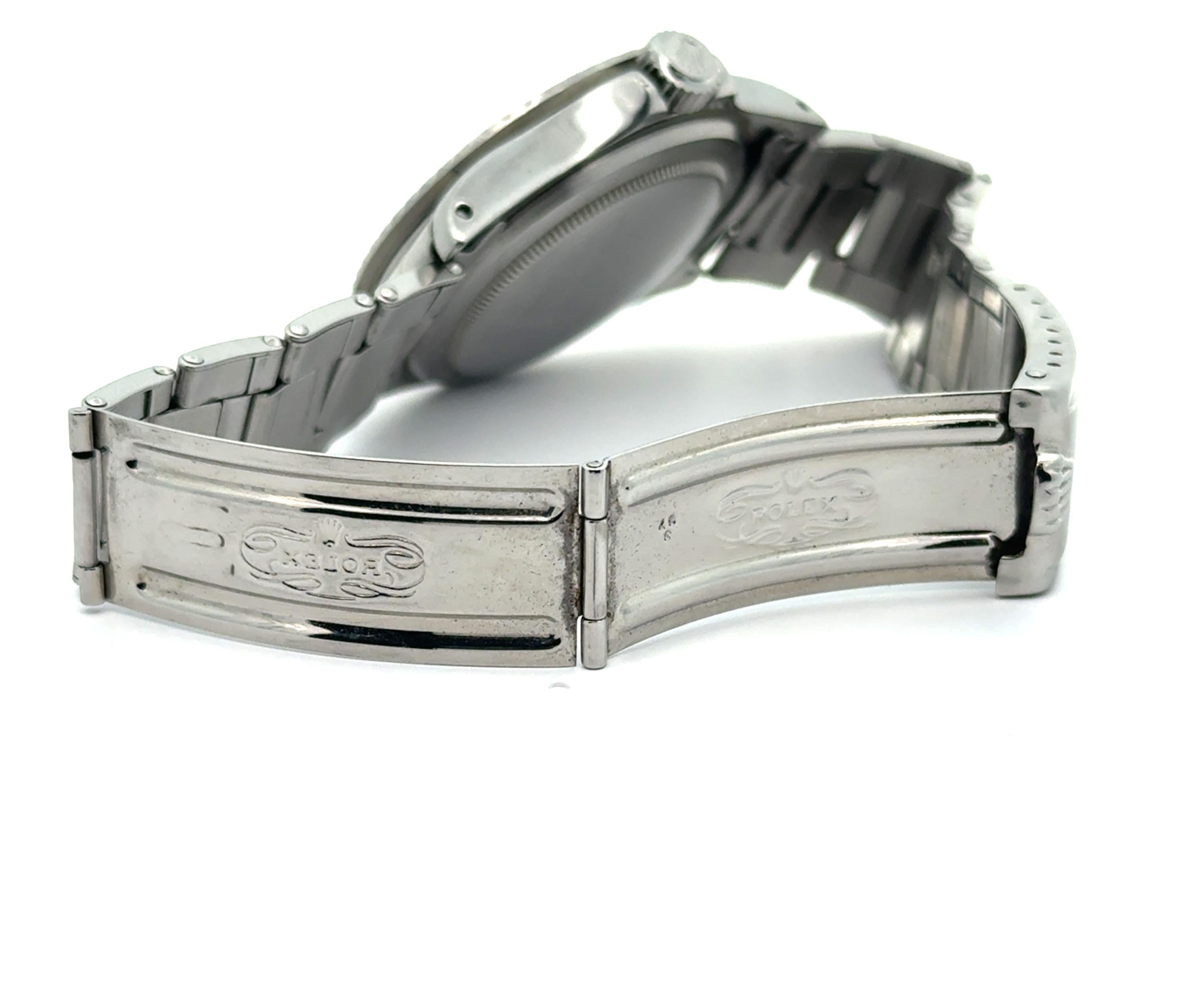 Rolex 1967 Submariner Ref 5513 Rivet Bracelet Meter First Dial Watch For Sale 5