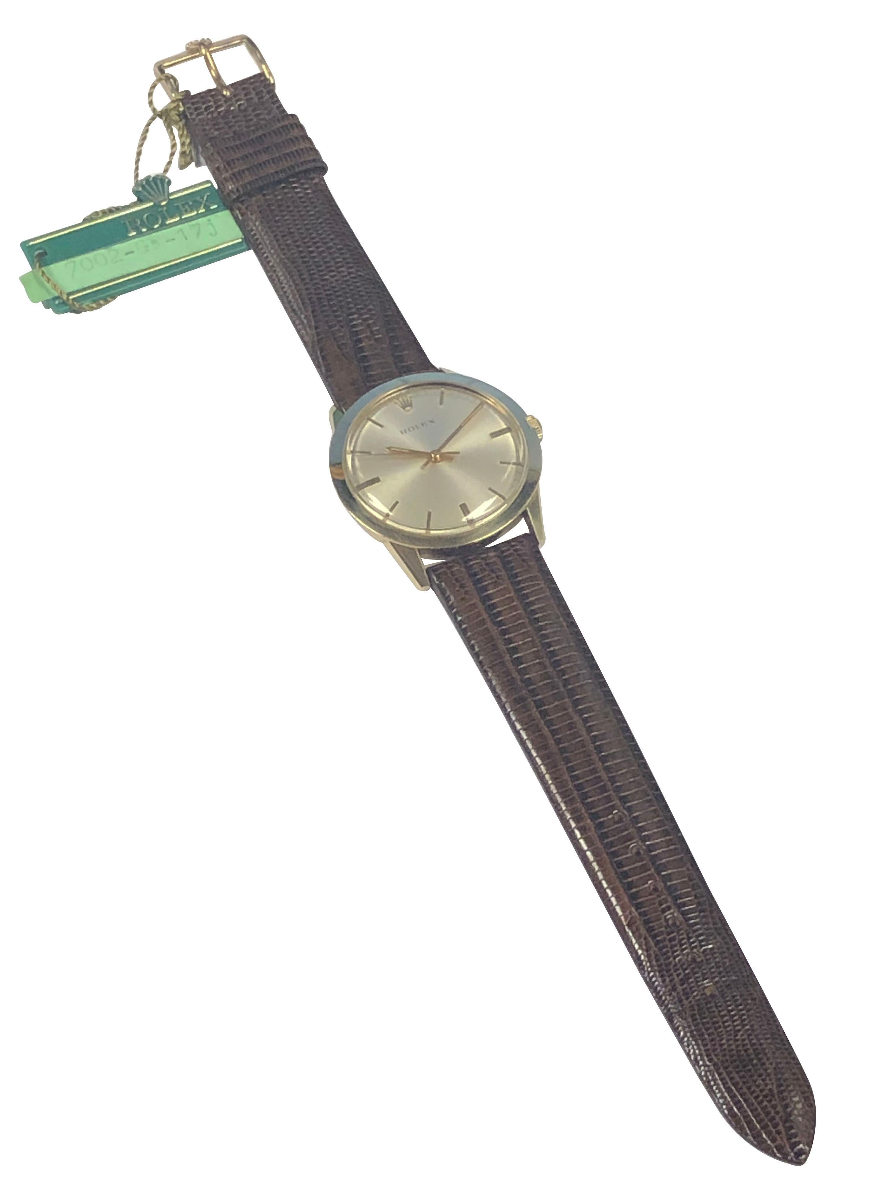 Women's or Men's Rolex 1970 Near Mint Unworn Automatic Gold Filled cased Presentation Watch 