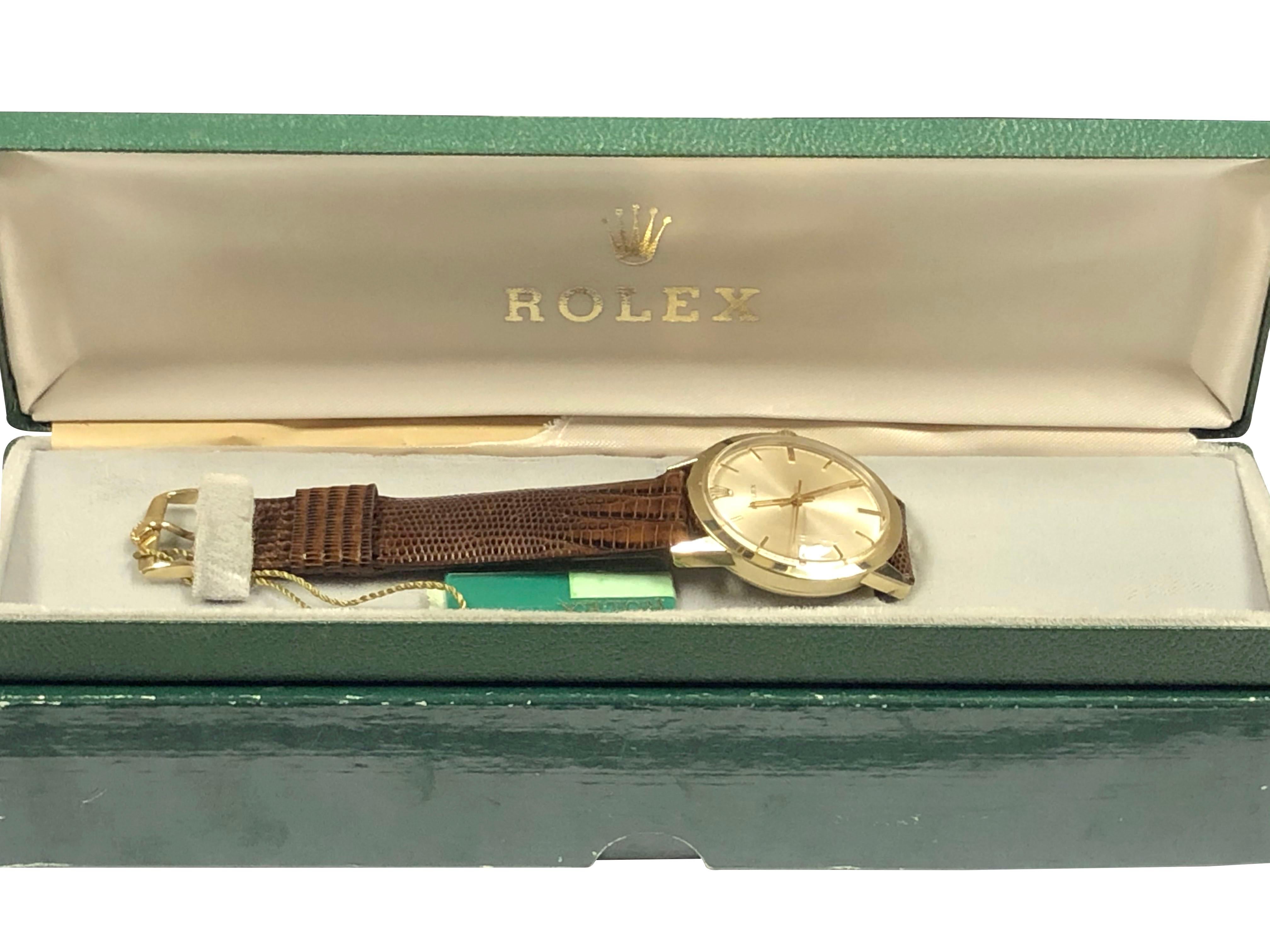 Rolex 1970 Near Mint Unworn Automatic Gold Filled cased Presentation Watch  1