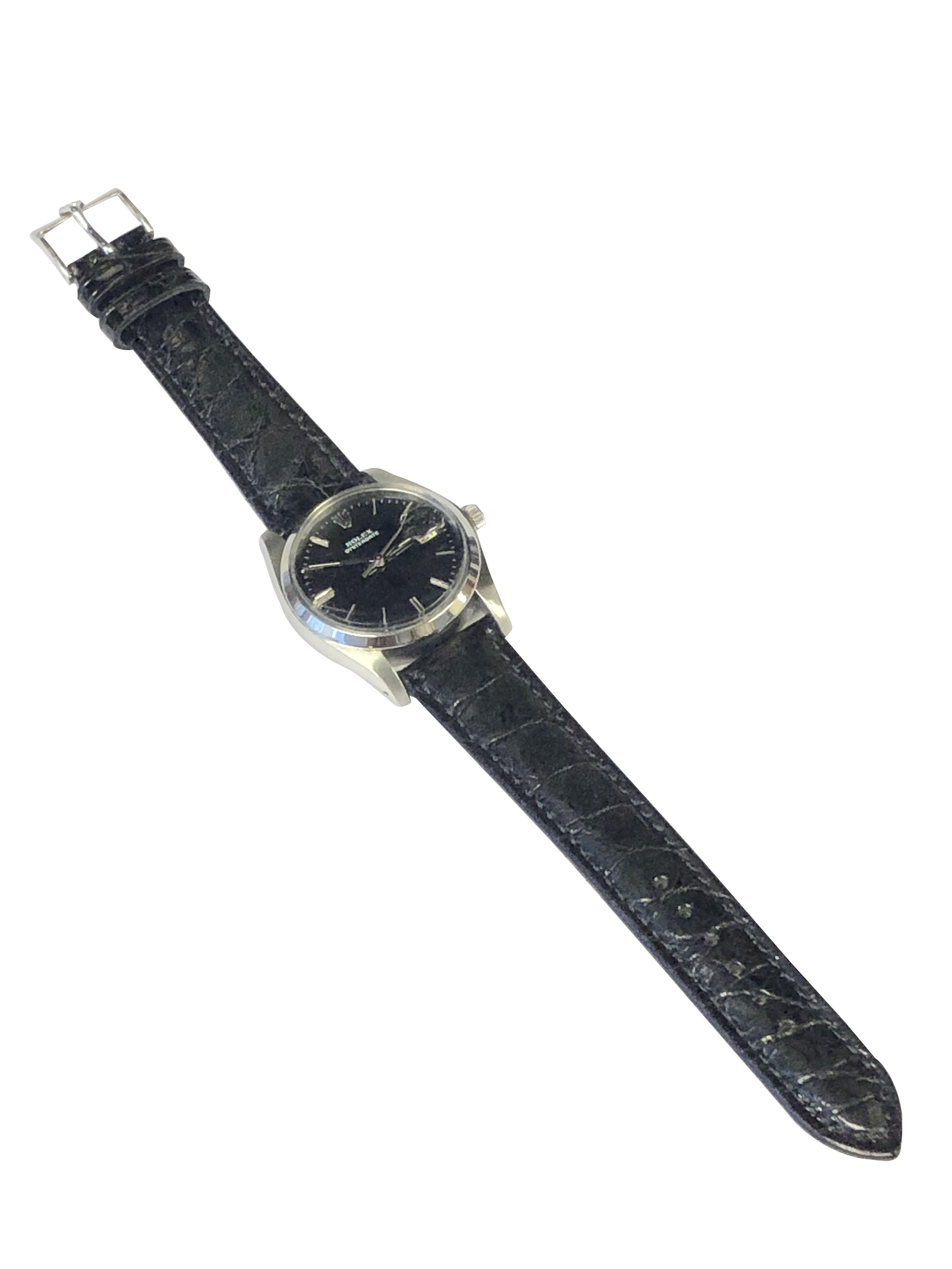 Rolex 1970s Oyster Date Steel Mechanical Wristwatch 2