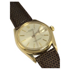 Rolex 1970s Ref 1503 Gold Automatic "Date" Wrist Watch