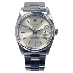 Rolex 1983 Oyster Perpetual Date Stainless Steel Wrist Watch