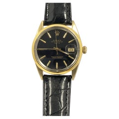 Rolex 1984 Date Gold Shell Ref 15505 Quick Set Wrist Watch