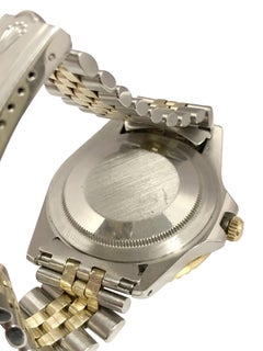 Rolex 1987 Reference 16753 GMT Master Gold and Steel Wristwatch