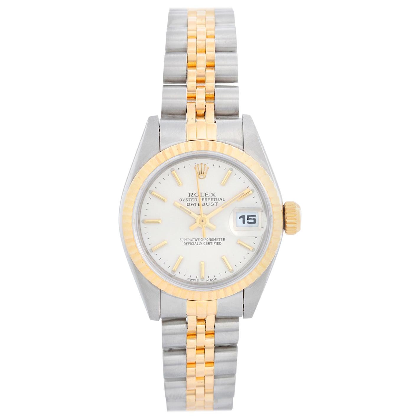 Rolex 2-Tone Datejust Steel and Gold Ladies Watch 69173