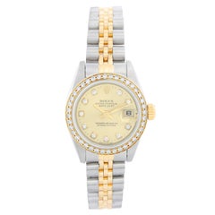 Rolex 2-Tone Datejust Steel and Gold Ladies Watch 69173