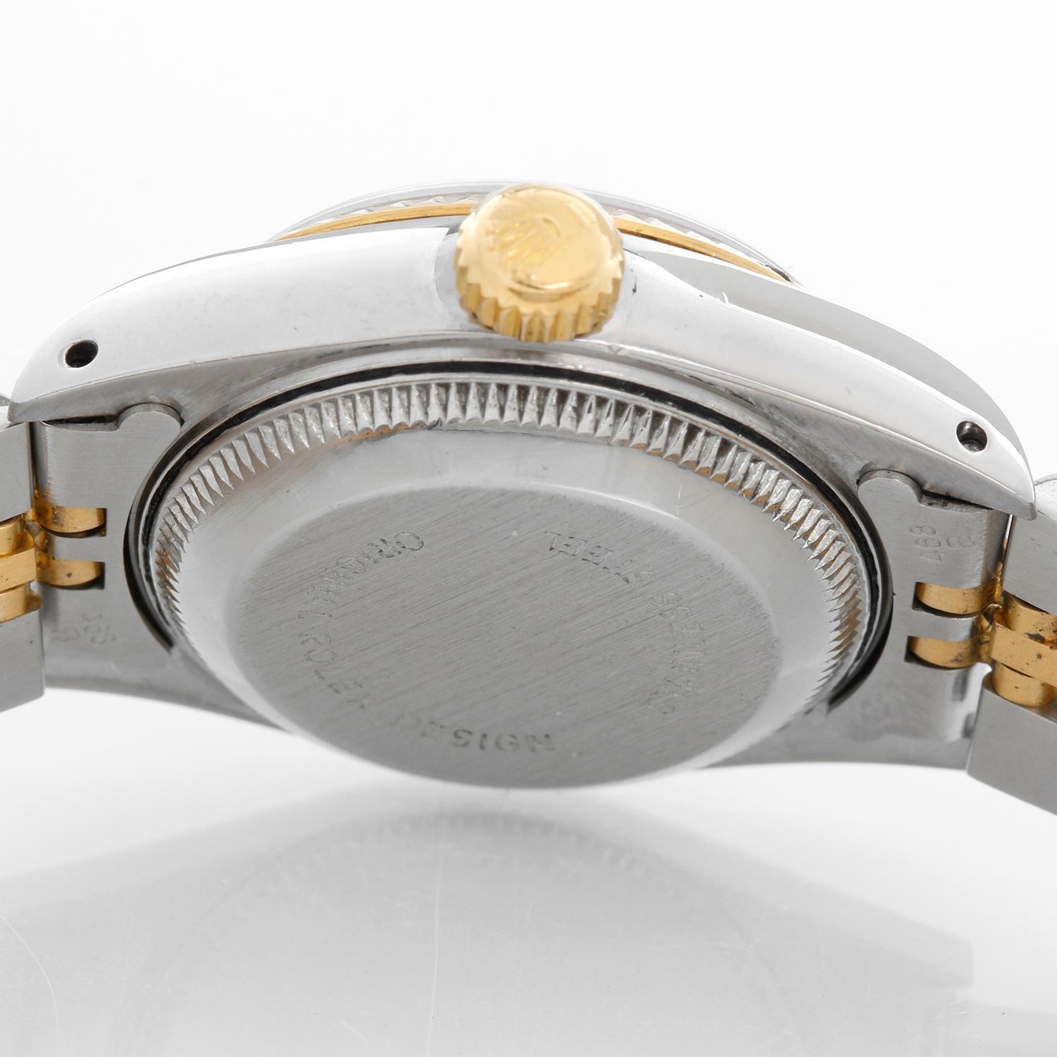 Women's Rolex 2-Tone Datejust Steel and Gold Ladies Watch 69173