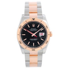 Rolex 2-Tone Turnograph Men's Steel & Rose Gold Watch 116261