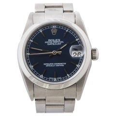 Rolex 2003 Full Set Mint Condition Midsize Datejust Blue Dial Watch