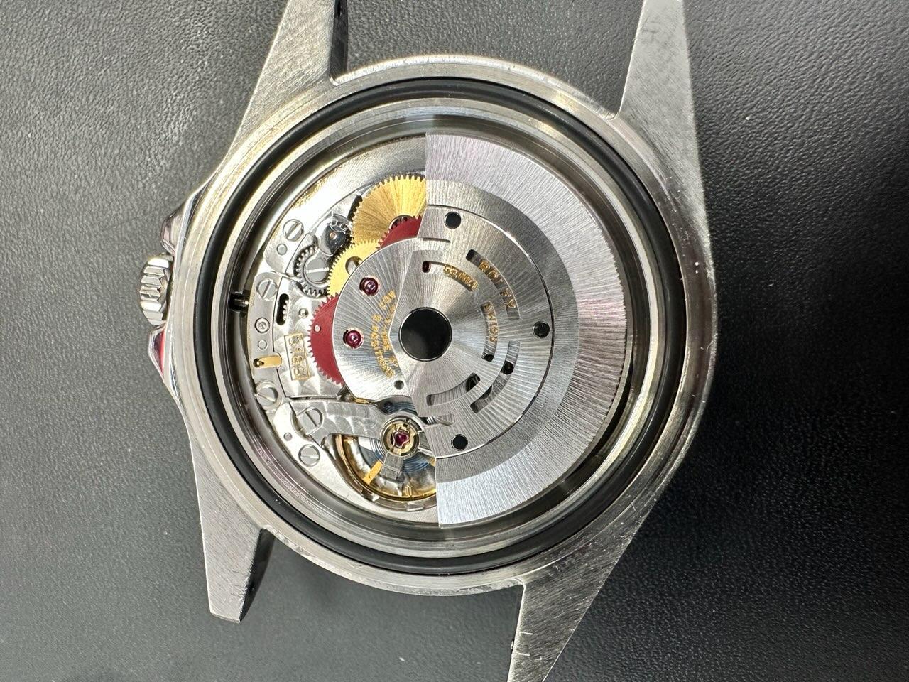 Uomo Rolex 2007 16710 GMT Master II 3186 Calibro Movimento Errore Coca Cola Quadrante Scatola Carta