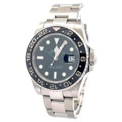 Rolex 2008 GMT-Master II 116710N Stainless Oyster Watch w/ Box and Card
