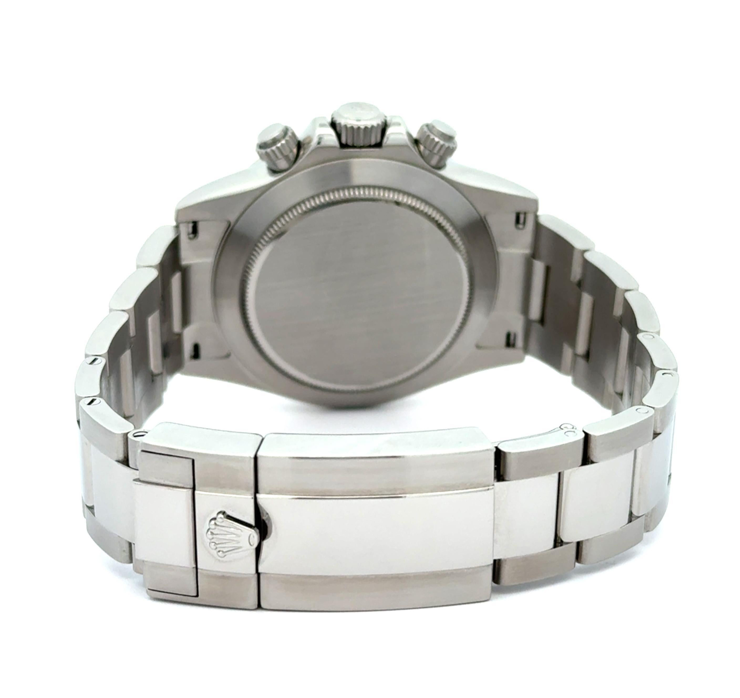 Rolex 2015 Daytona - 116520 Stainless 40mm White Dial Watch w/ Box and Papers For Sale 2