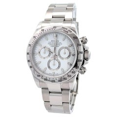 Rolex 2015 Daytona - 116520 Stainless 40mm White Dial Watch w/ Box and Papers