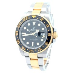 Rolex 2018 GMT-Master 116713LN Two Tone Black Dial Wrist Watch w/ Box and Papers