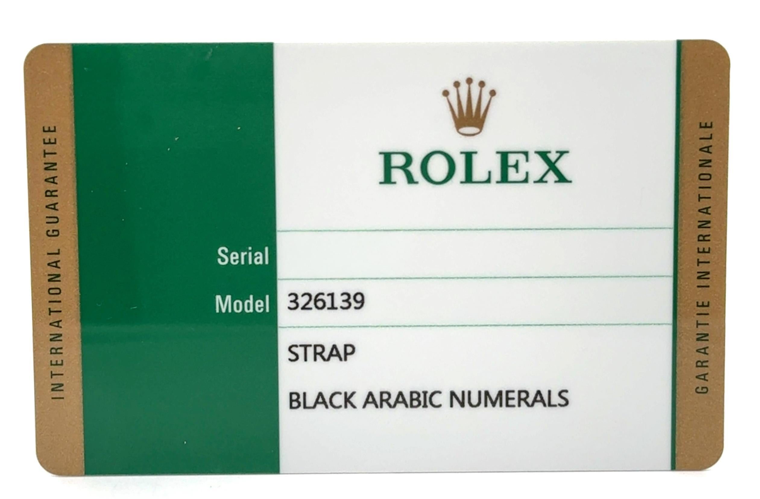 Rolex 2019 Sky-Dweller - 326139 Weißgold Schwarzes Zifferblatt Uhr im Angebot 11