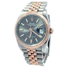 Rolex 2020 Datejust 126231 Two Tone 36mm Rhodium Dial Watch w/ Box and Papers