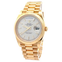 Rolex 2020 Day-Date 228238-0008 Gelbgold Motiv Zifferblatt Uhr w / Box und Papiere