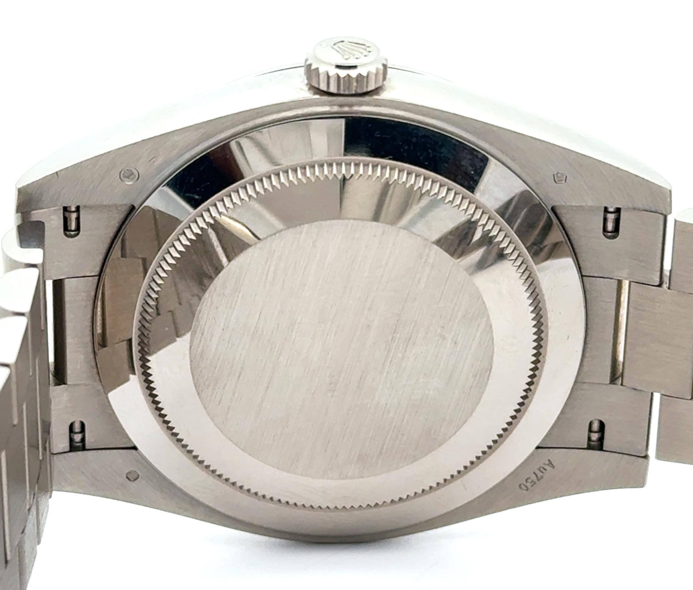 Montre Rolex 2021 Day-Date 40mm M228239-0049 Cadran diamant Indices saphir en vente 4