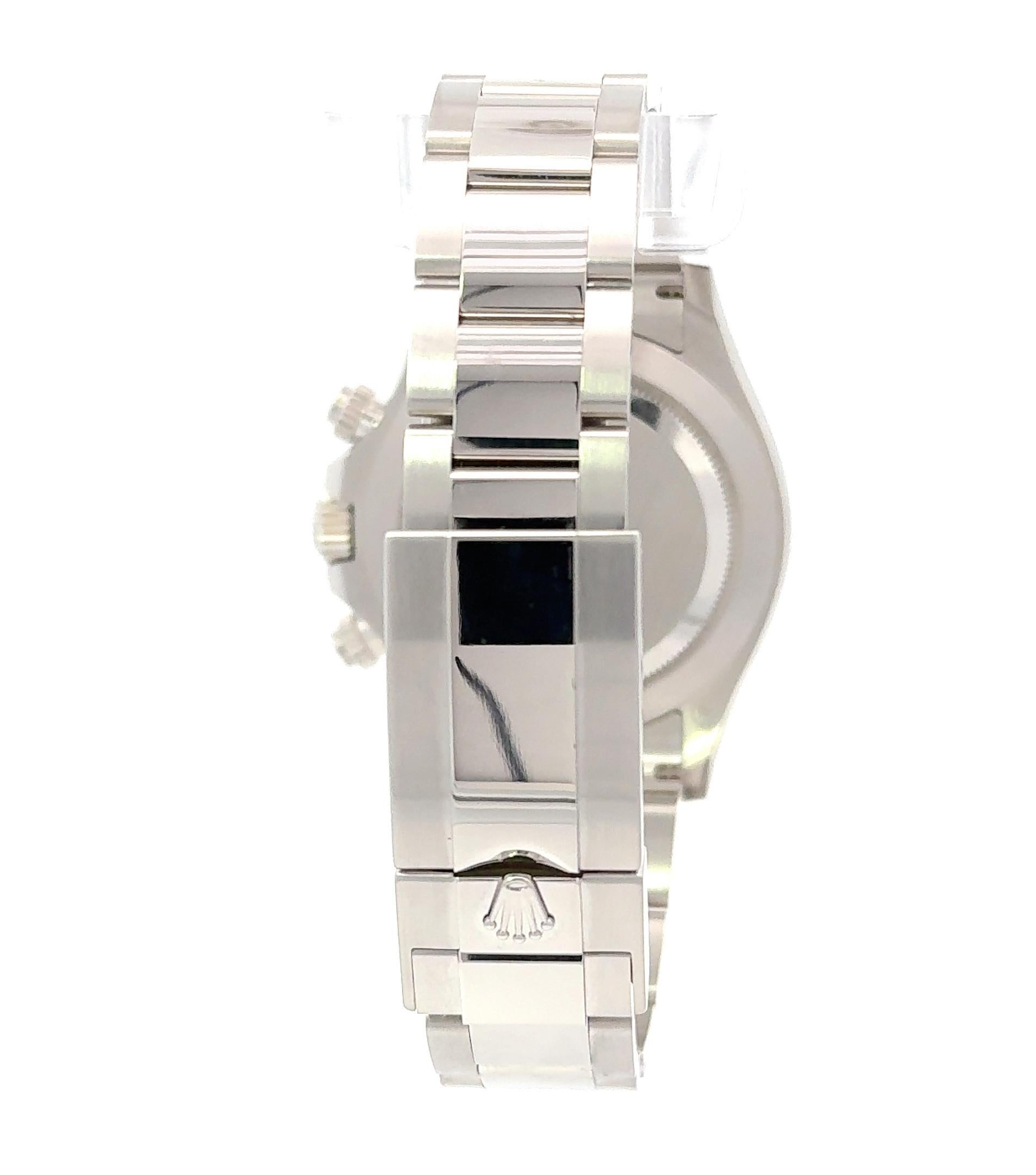 Reloj Rolex 2021 Daytona Modelo 116506 Platino Esfera Hielo c/caja y papeles en Excelente estado para la venta en Palm Beach, FL