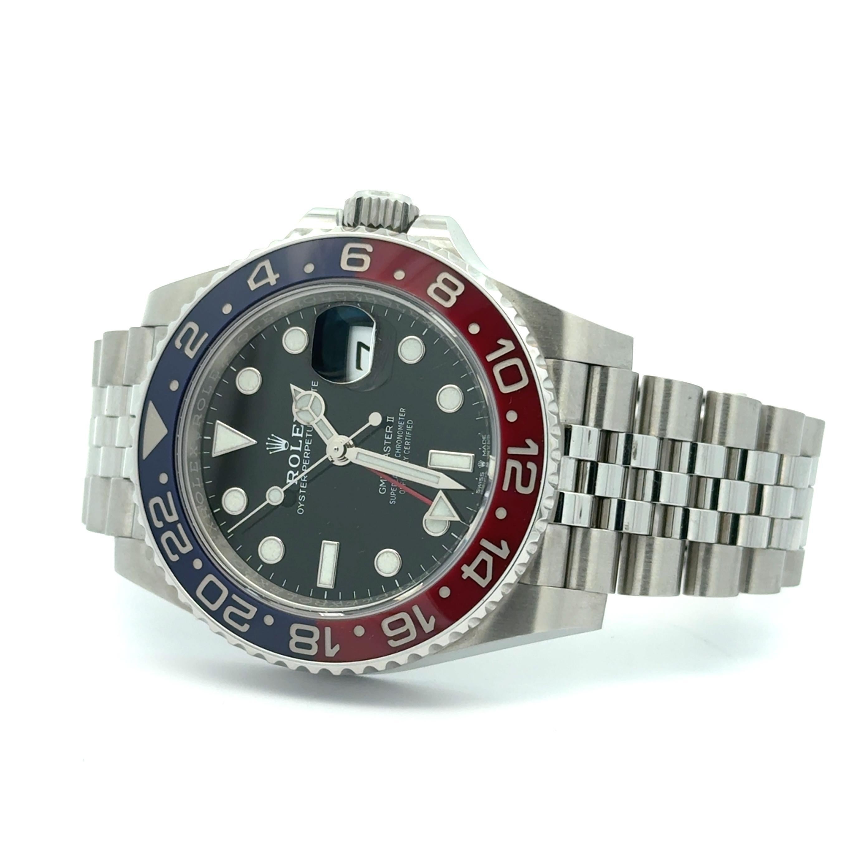 da uomo o donna Rolex 2022 GMT-Master II 126710BLRO 40mm Orologio Jubilee con scatola e documenti in vendita