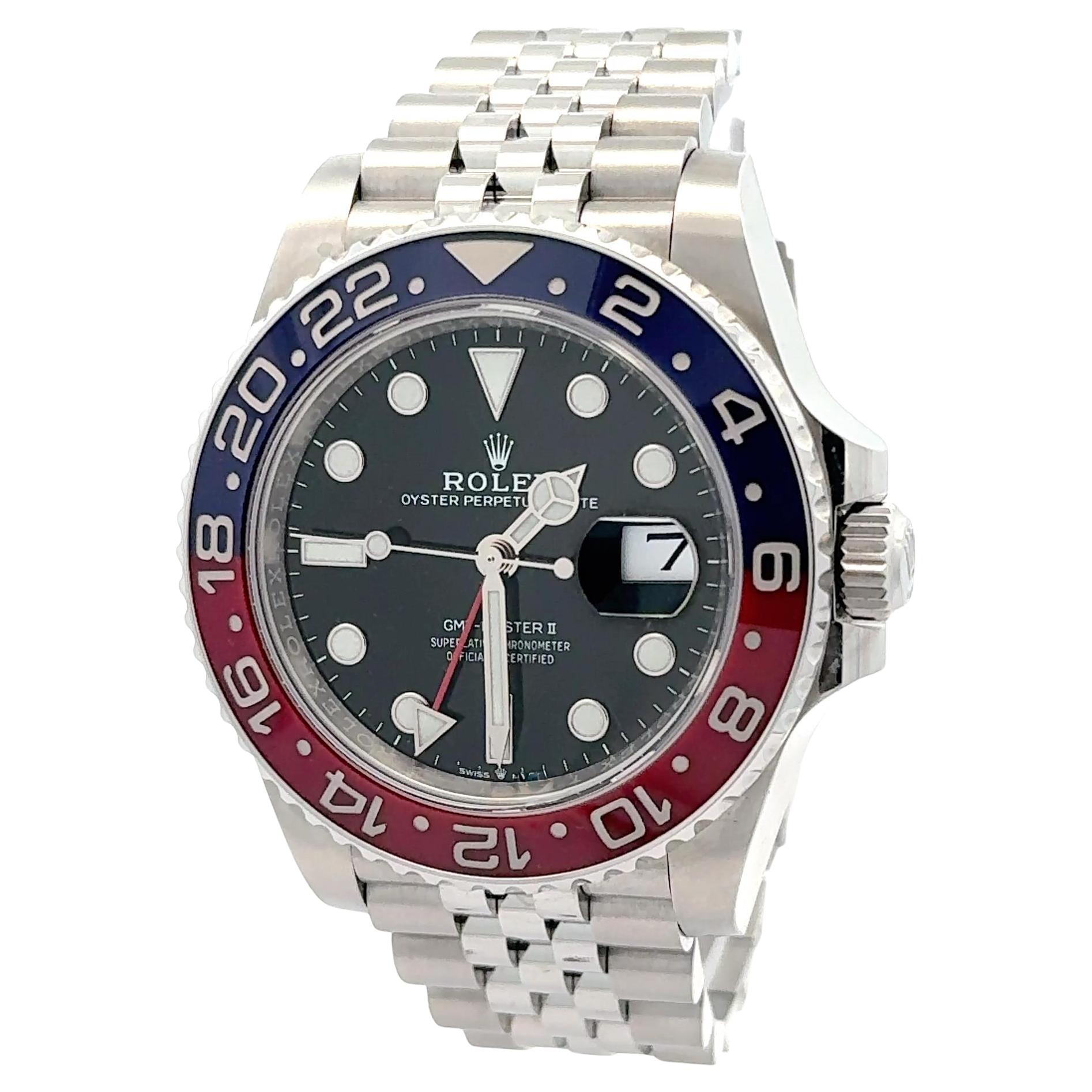 Rolex 2022 GMT-Master II 126710BLRO 40mm Orologio Jubilee con scatola e documenti in vendita