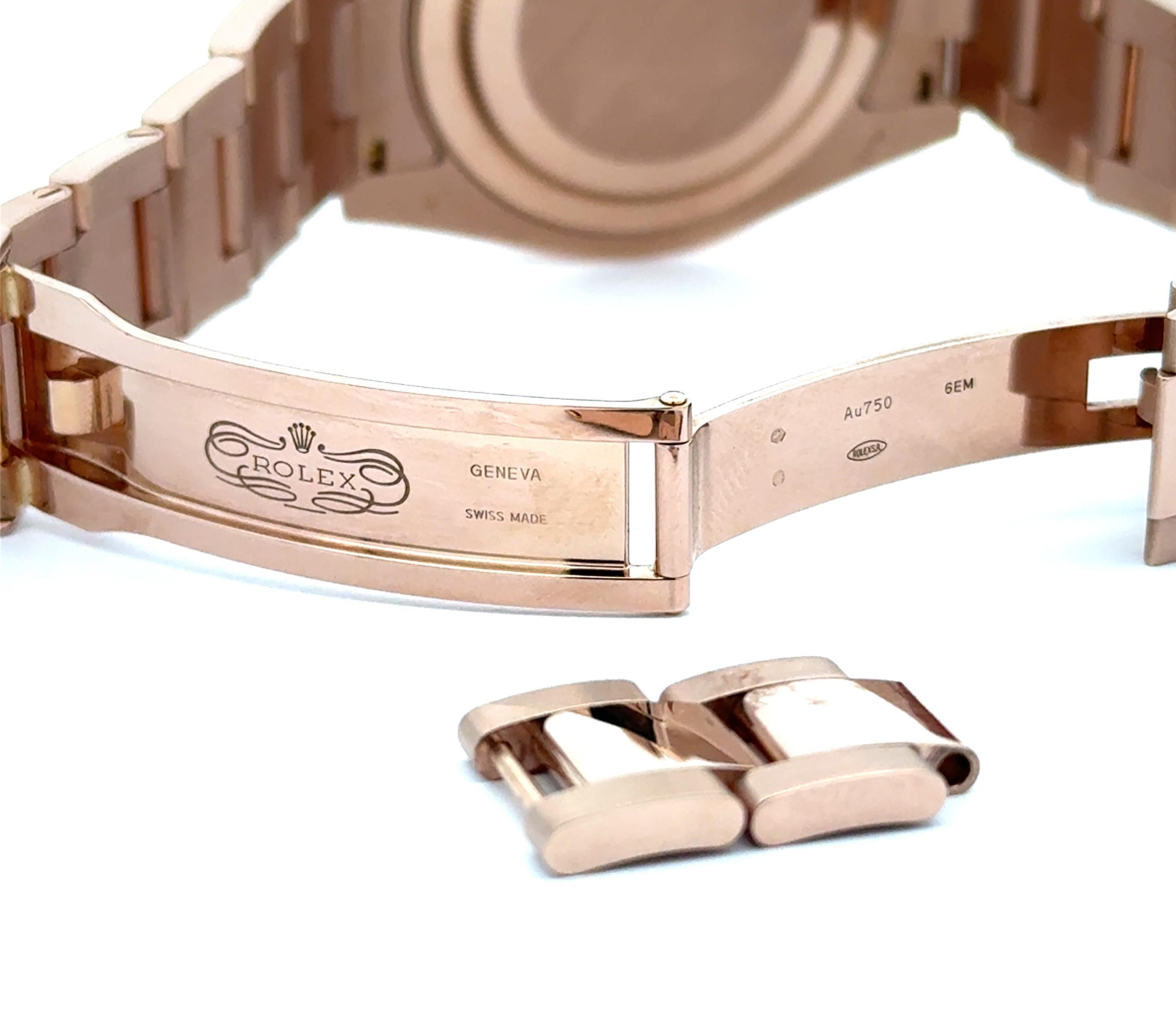 Rolex 2022 GMT-Master II 126715CHNR 18k Rose Gold 40mm Watch w/ Box and Card For Sale 3