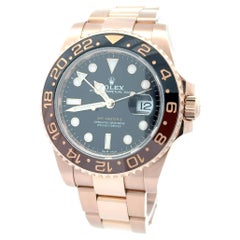 Rolex 2022 GMT-Master II 126715CHNR 18k Rose Gold 40mm Watch w/ Box and Card