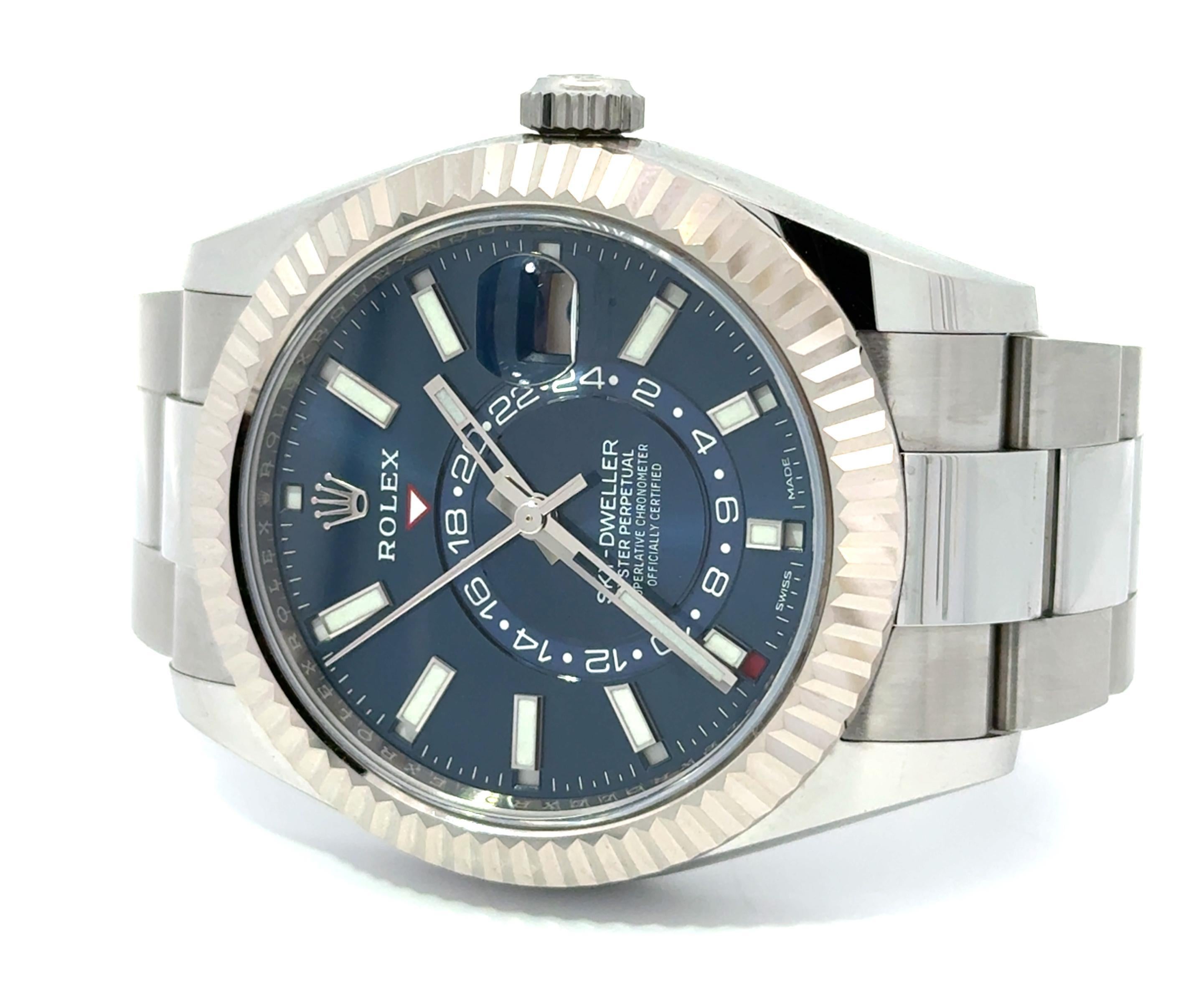 Rolex 2022 Sky-Dweller 326934 Reloj Oyster inoxidable 42mm c/caja y papeles en venta 1
