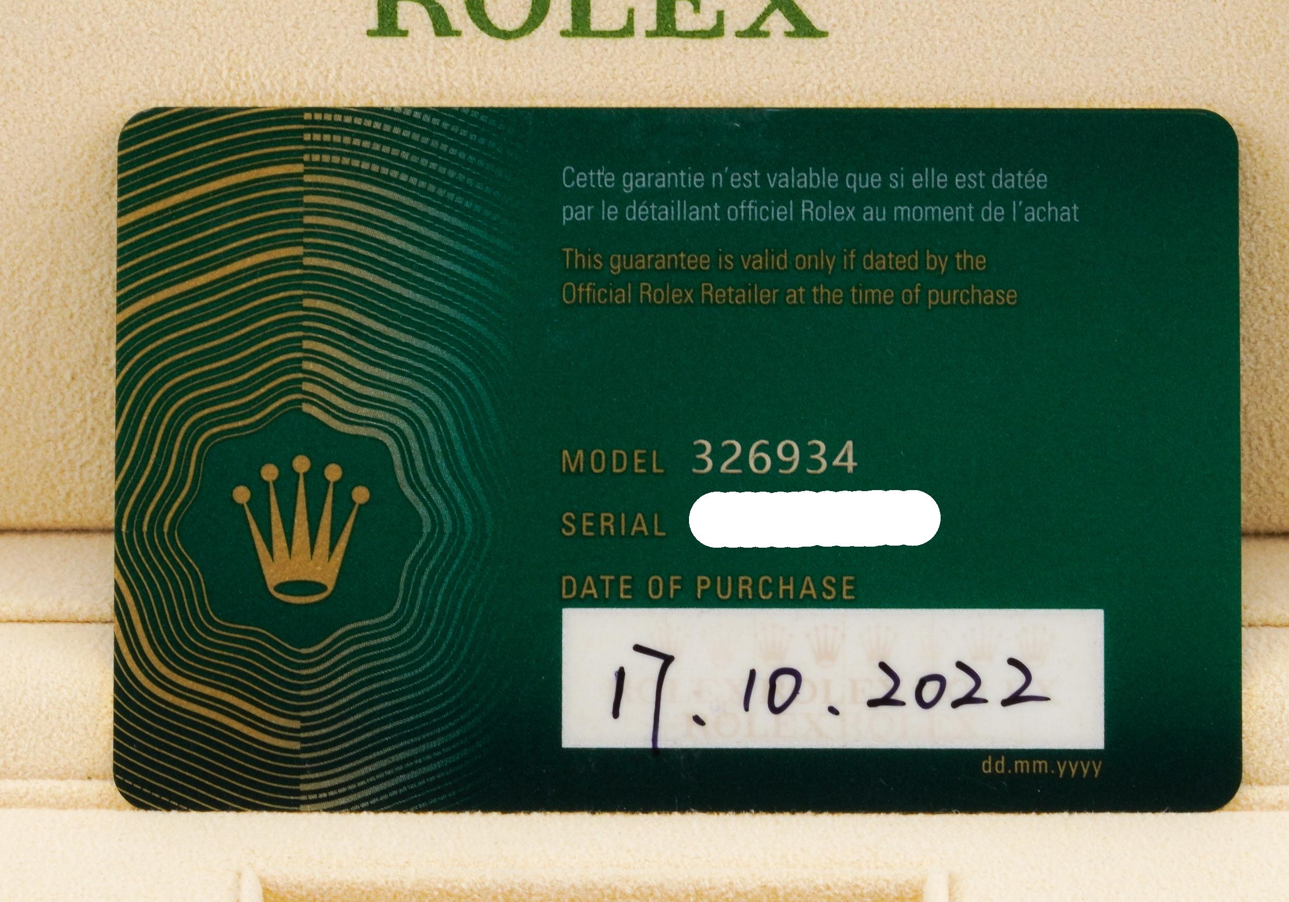 Rolex 2022 Sky-Dweller 326934 Reloj Oyster inoxidable 42mm c/caja y papeles en venta 5