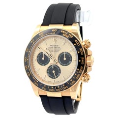 Rolex 2023 Daytona 126518LN Yellow Gold 40mm Oysterflex Watch w/ CARD ONLY