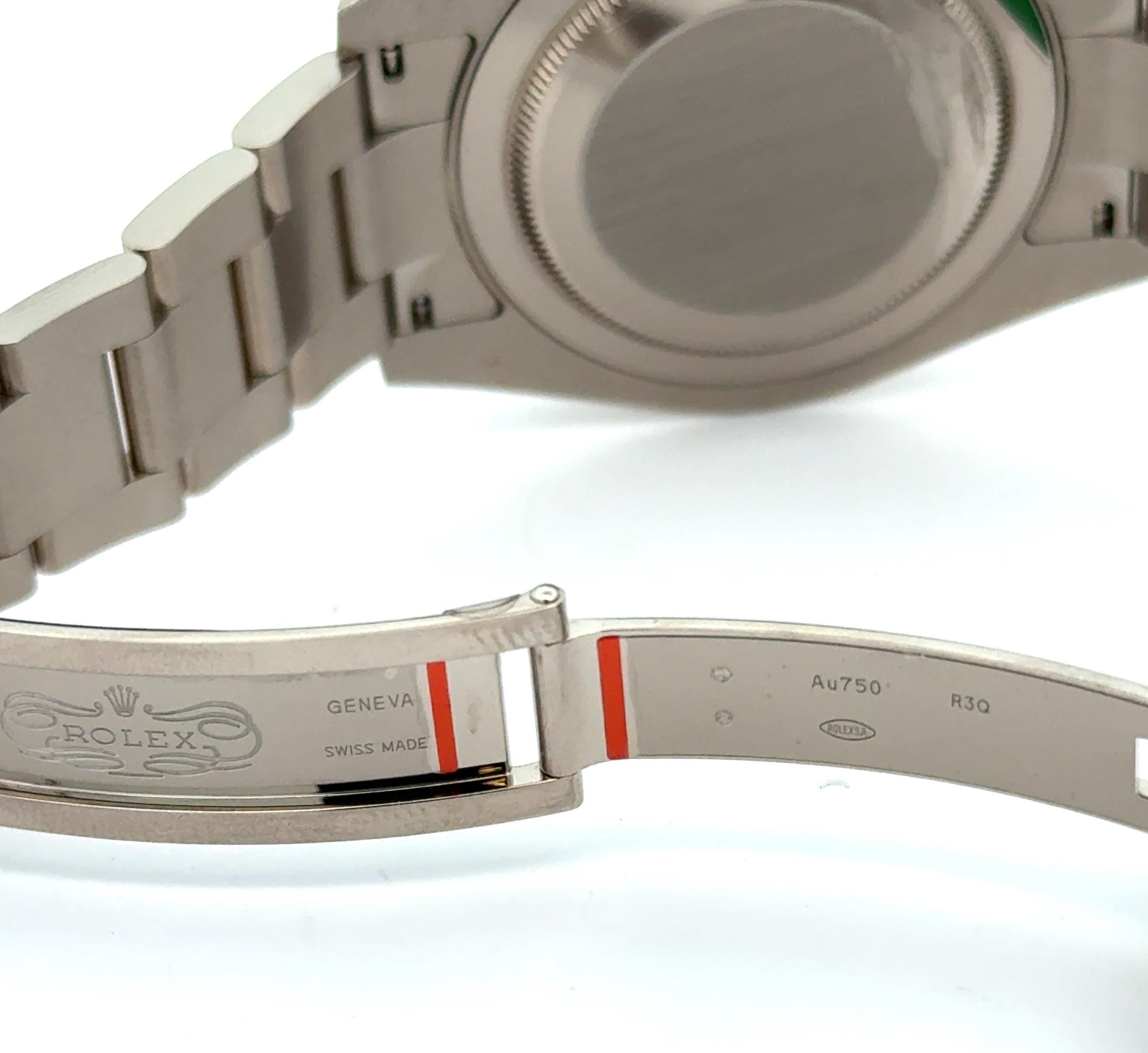 Rolex 2023 GMT-Master II 126719BLRO Reloj de oro con esfera de meteorito con tarjeta y etiqueta en venta 5