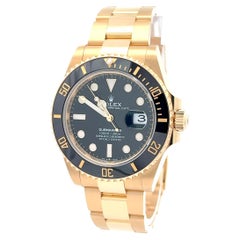 Rolex 2023  Submariner 126618LN 41mm 18k Gold Black Dial Watch w/ Box and Papers