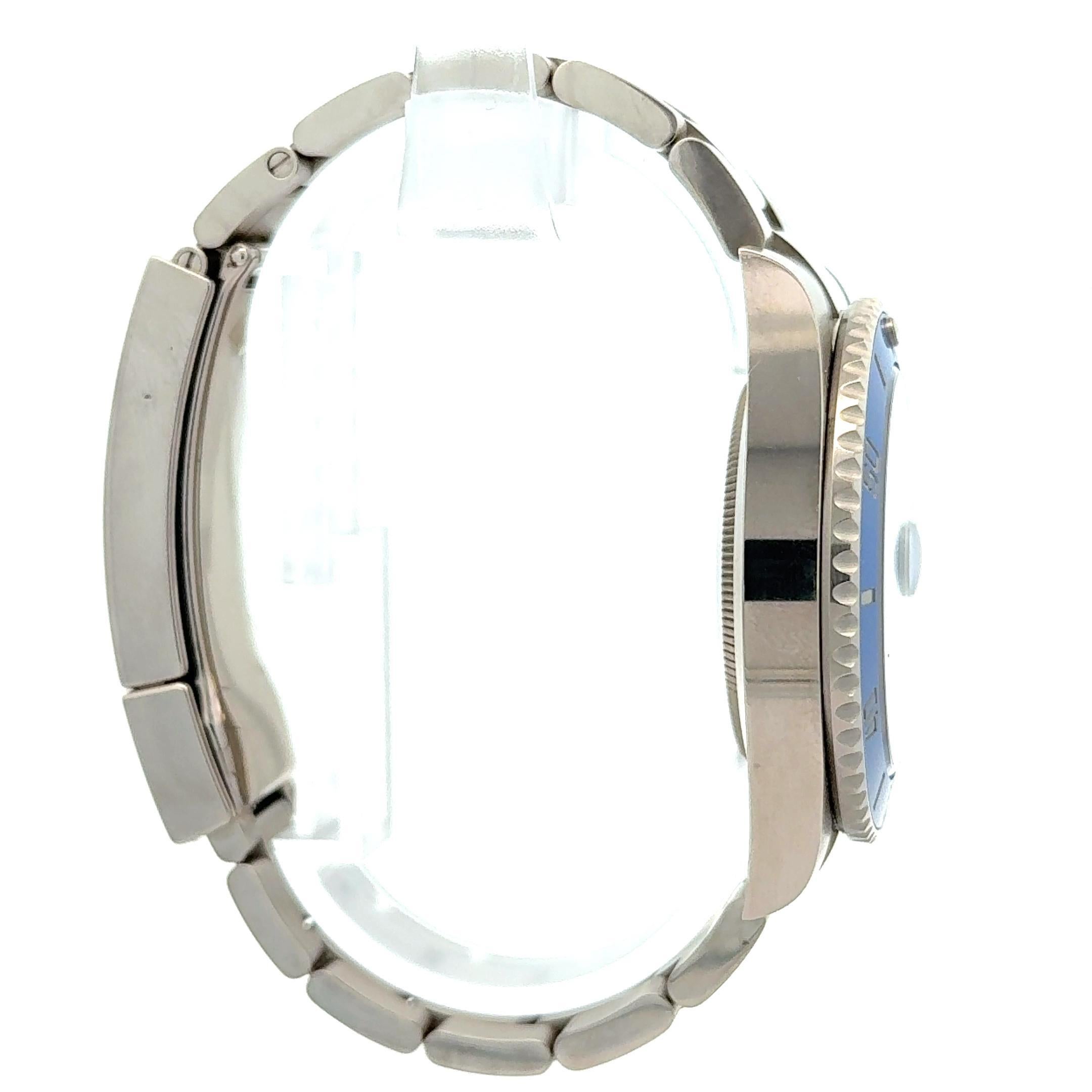 Rolex 2023 Submariner Date 126619LB White Gold Watch w/ Box and Papers Bon état - En vente à Palm Beach, FL