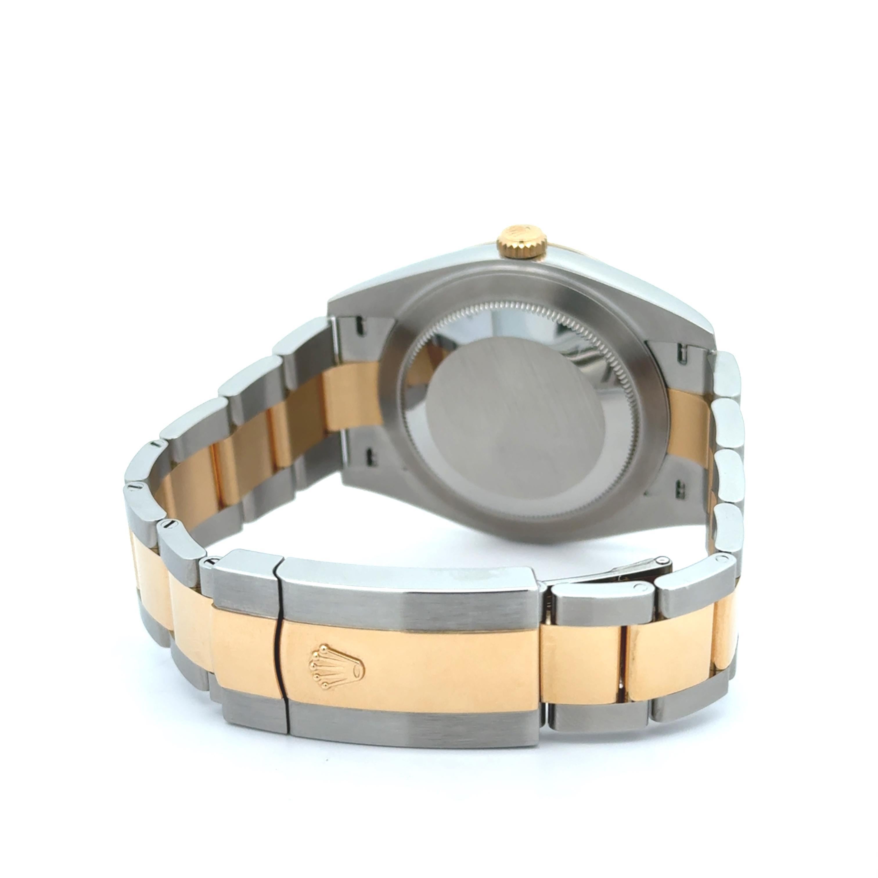 Rolex 2024  Datejust - 126303 Wimbledon 41mm Two-Tone Oyster Watch w/ FULL SET For Sale 2