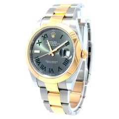 Rolex 2024  Datejust - 126303 Wimbledon 41mm Two-Tone Oyster Watch w/ FULL SET