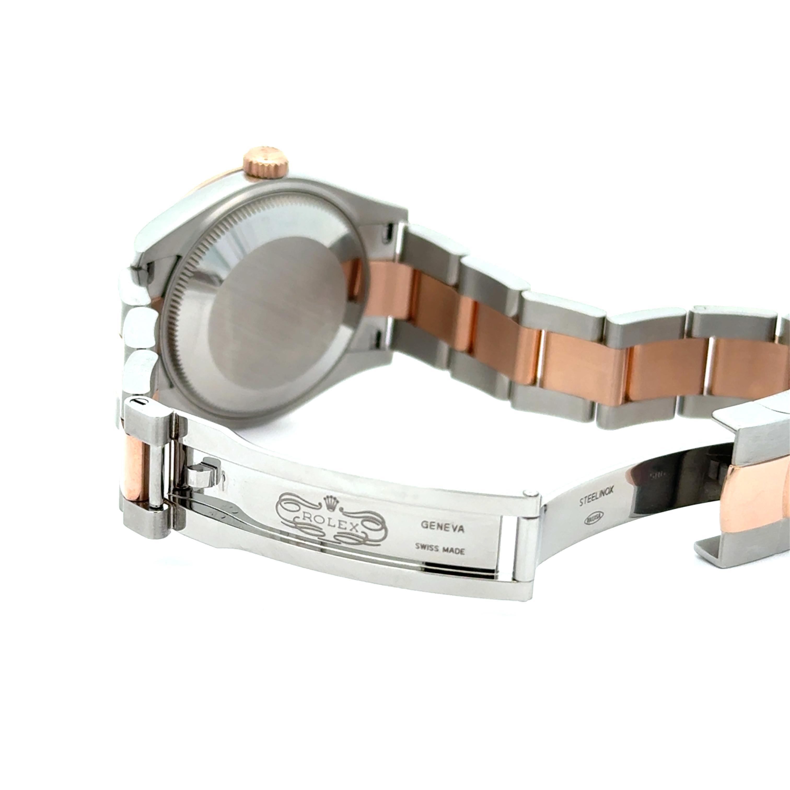 Rolex 2024 Datejust 278271 Chocolate romano 31mm Dial de dos tonos Reloj w / Tarjeta en venta 3