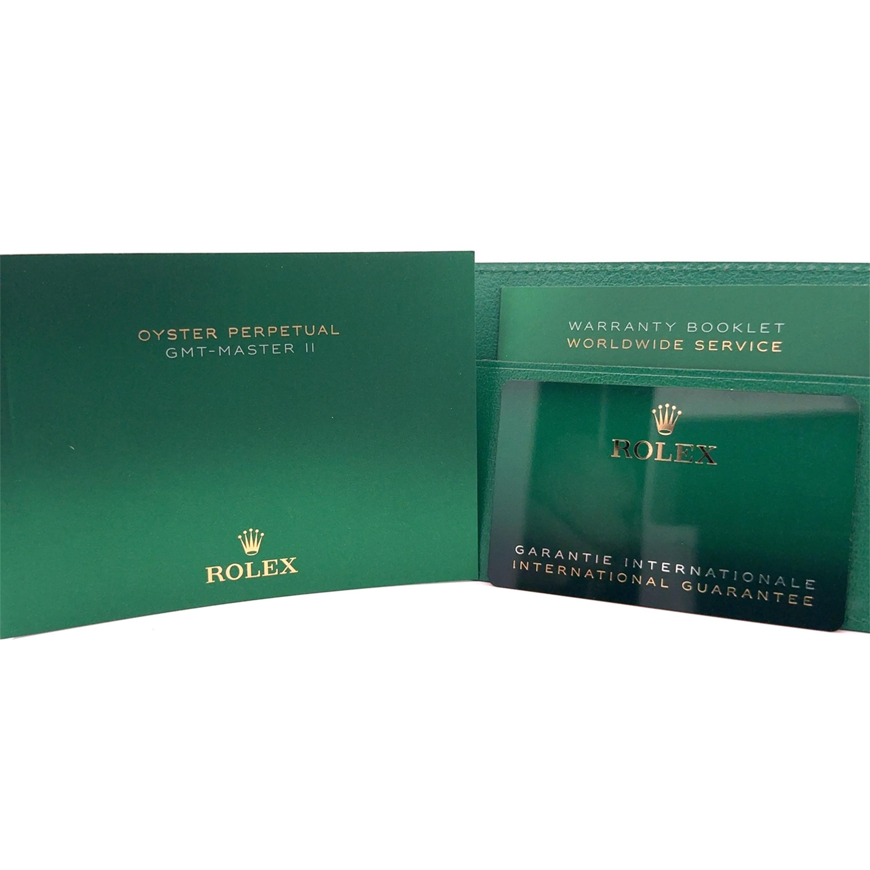 Rolex 2024 GMT-Master II 126710GRNR Orologio da Polso Inox con Scatola e Documenti 6