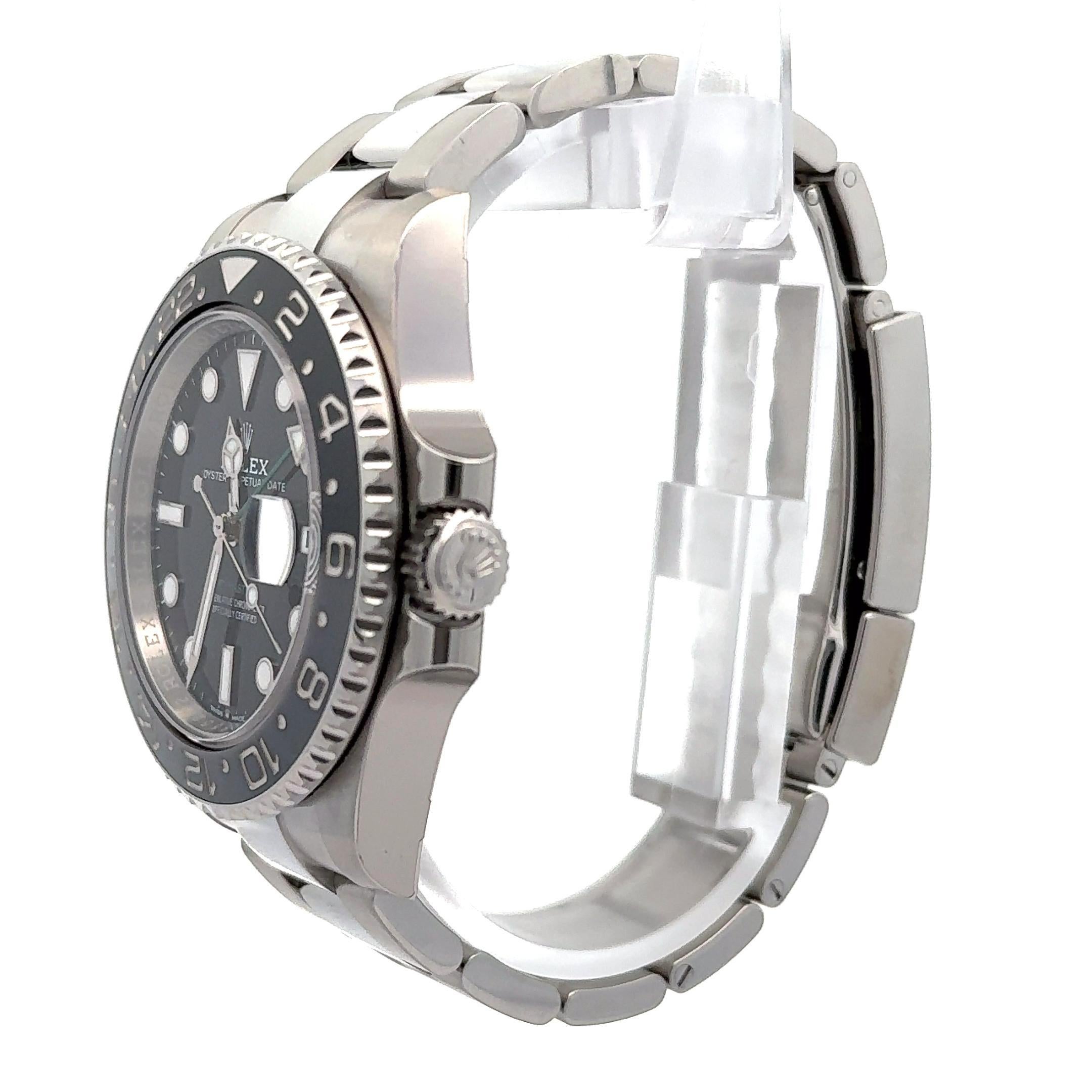 Rolex 2024 GMT-Master II 126710GRNR Orologio da Polso Inox con Scatola e Documenti In condizioni buone a Palm Beach, FL
