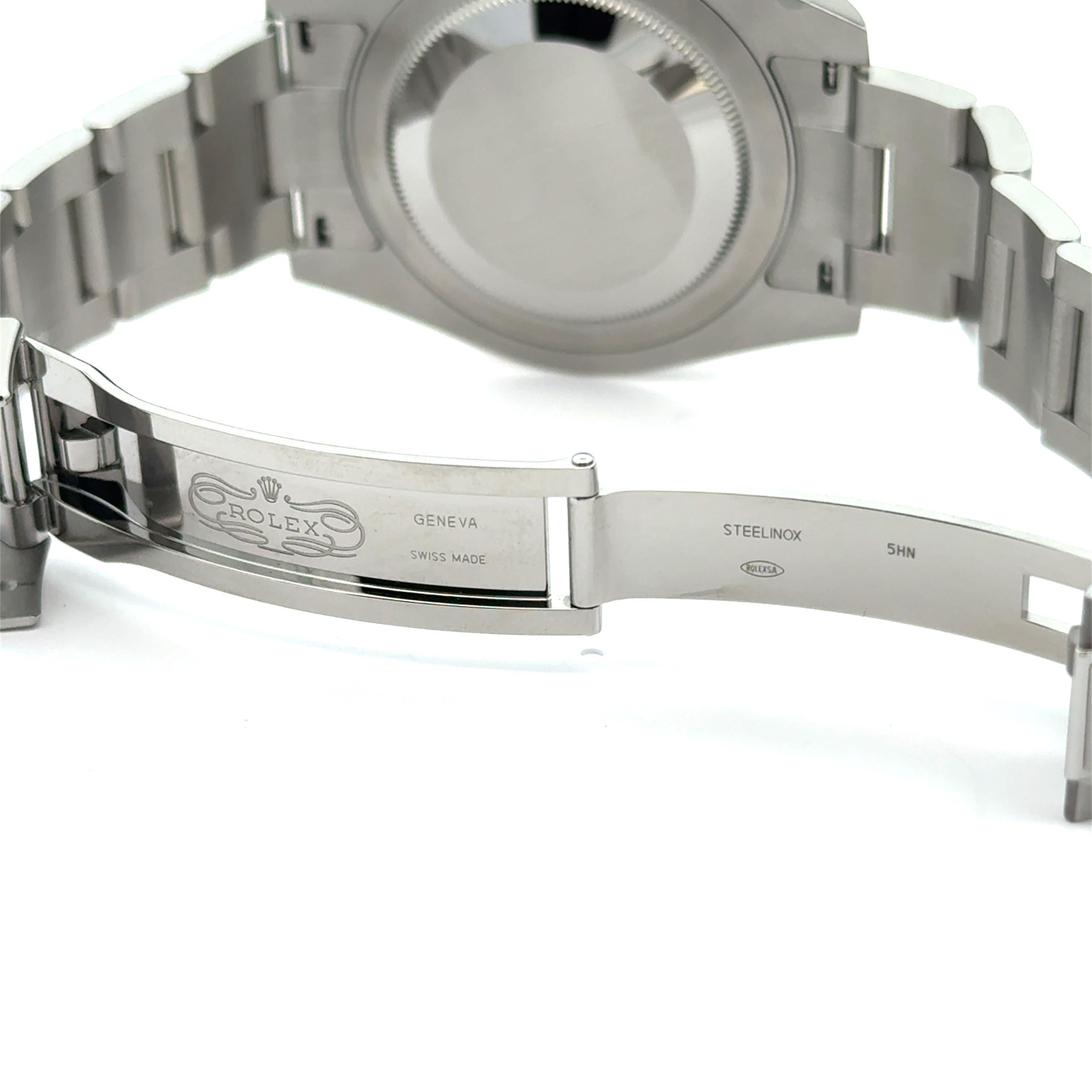 Rolex 2024 GMT-Master II 126710GRNR Orologio da Polso Inox con Scatola e Documenti 3