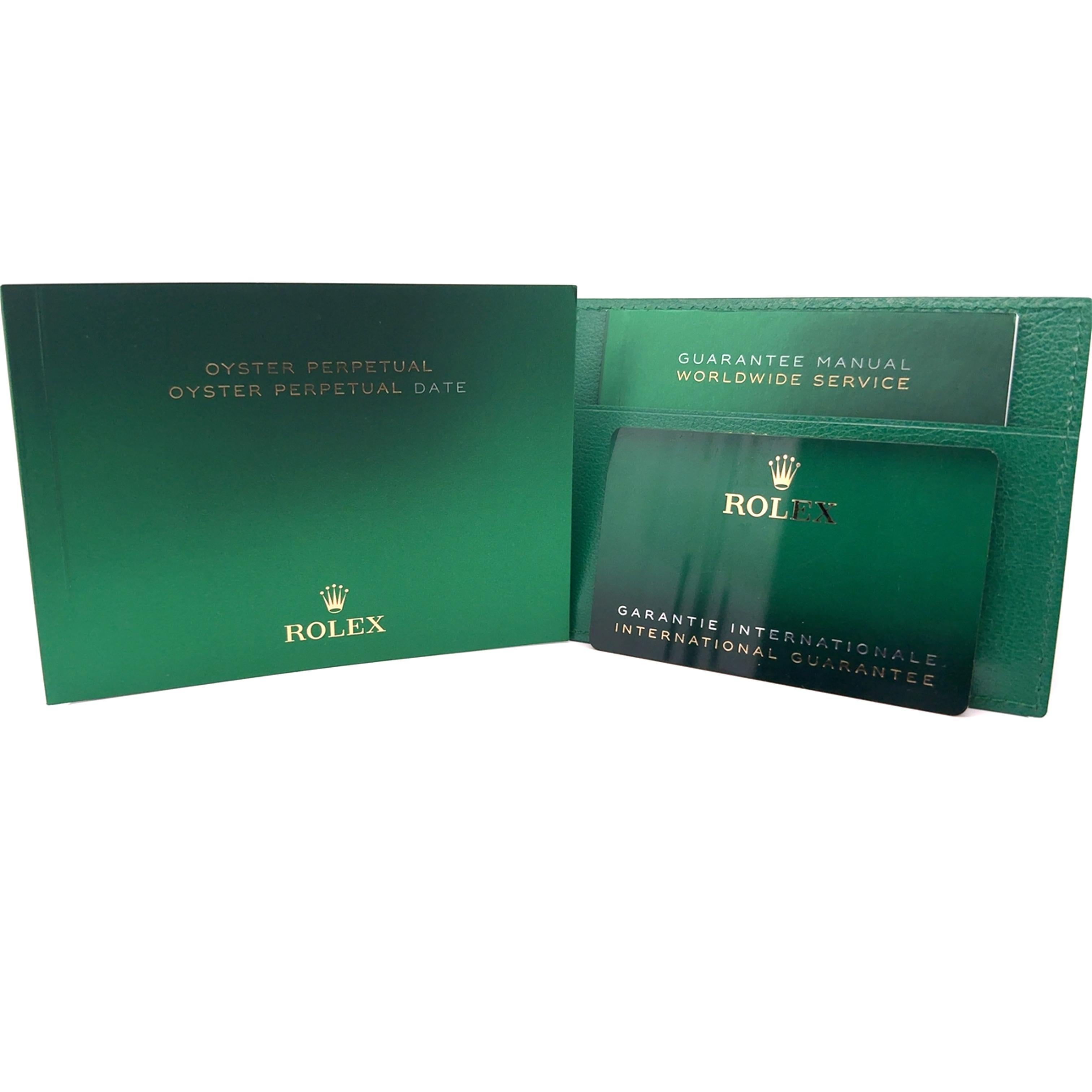 Rolex 2024 Oyster Perpetual 126000 36mm Celebration Dial Uhr w / Box und Papiere im Angebot 5
