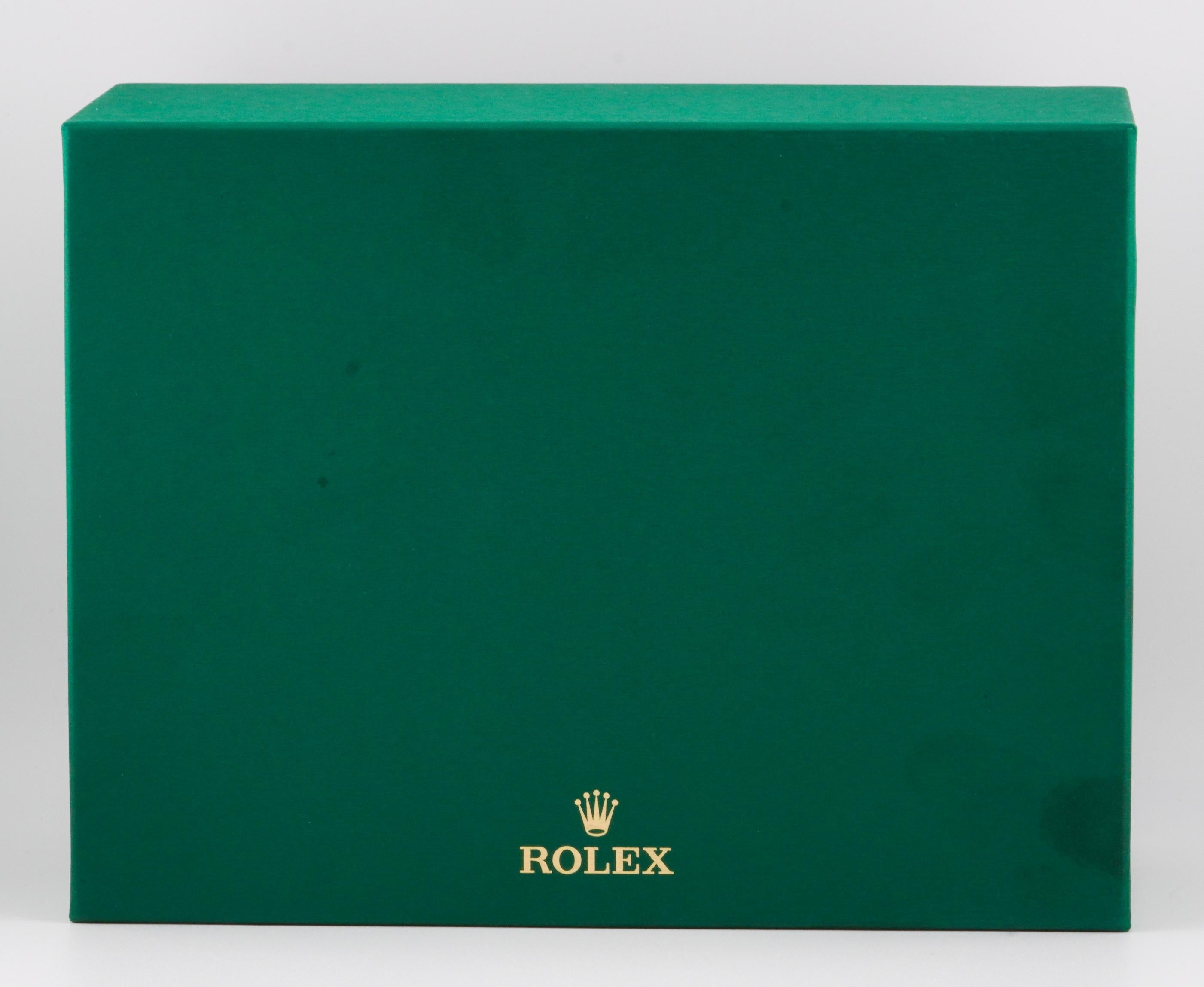 Rolex 2025 Land Dweller - 127335 18k Rose Gold 40mm weißes Zifferblatt Uhr w / FULL SET im Angebot 6