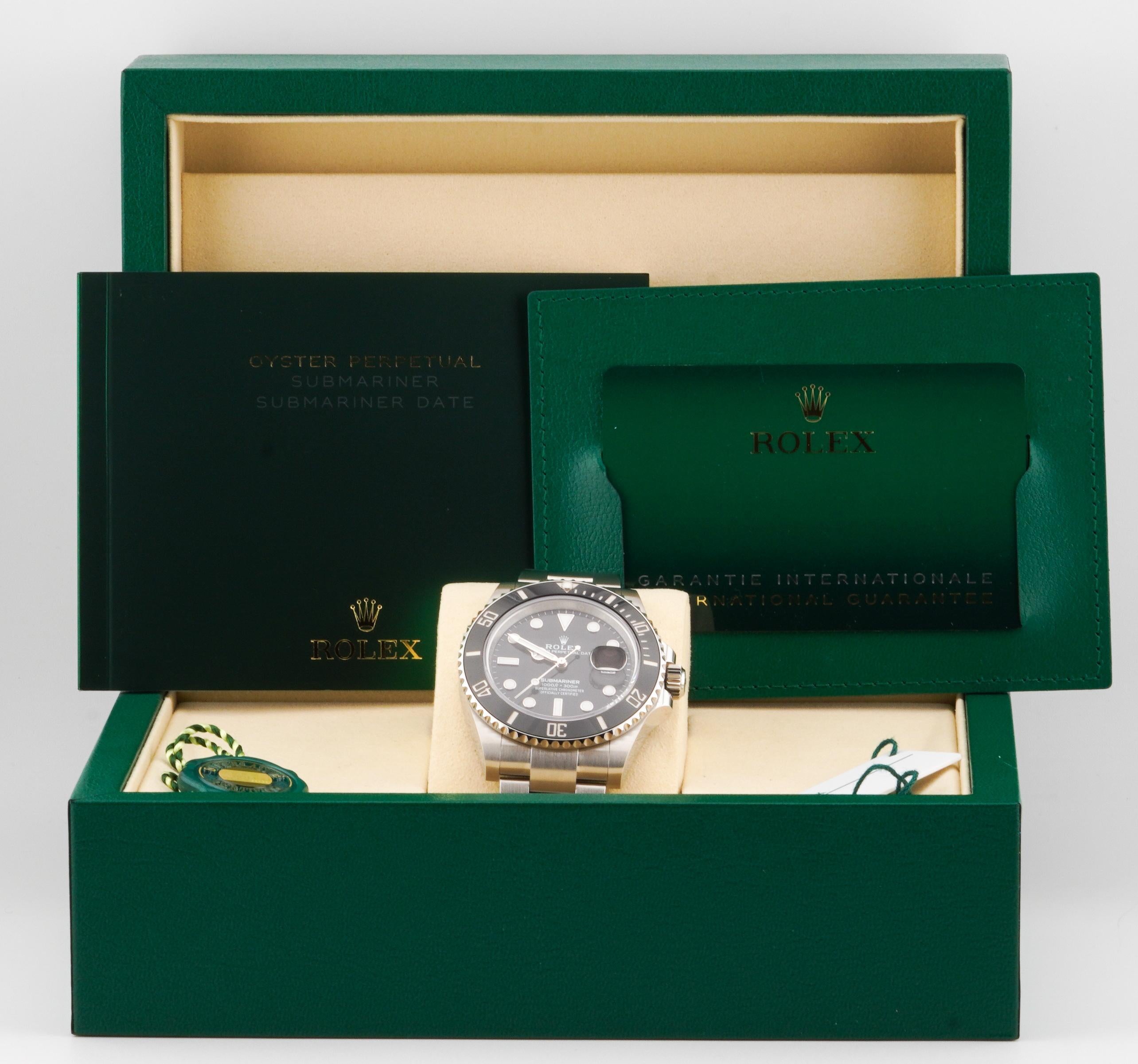 Rolex 2025 Submariner 126610LN Date 41mm Stainless Steel Watch w/ FULL SET en vente 6