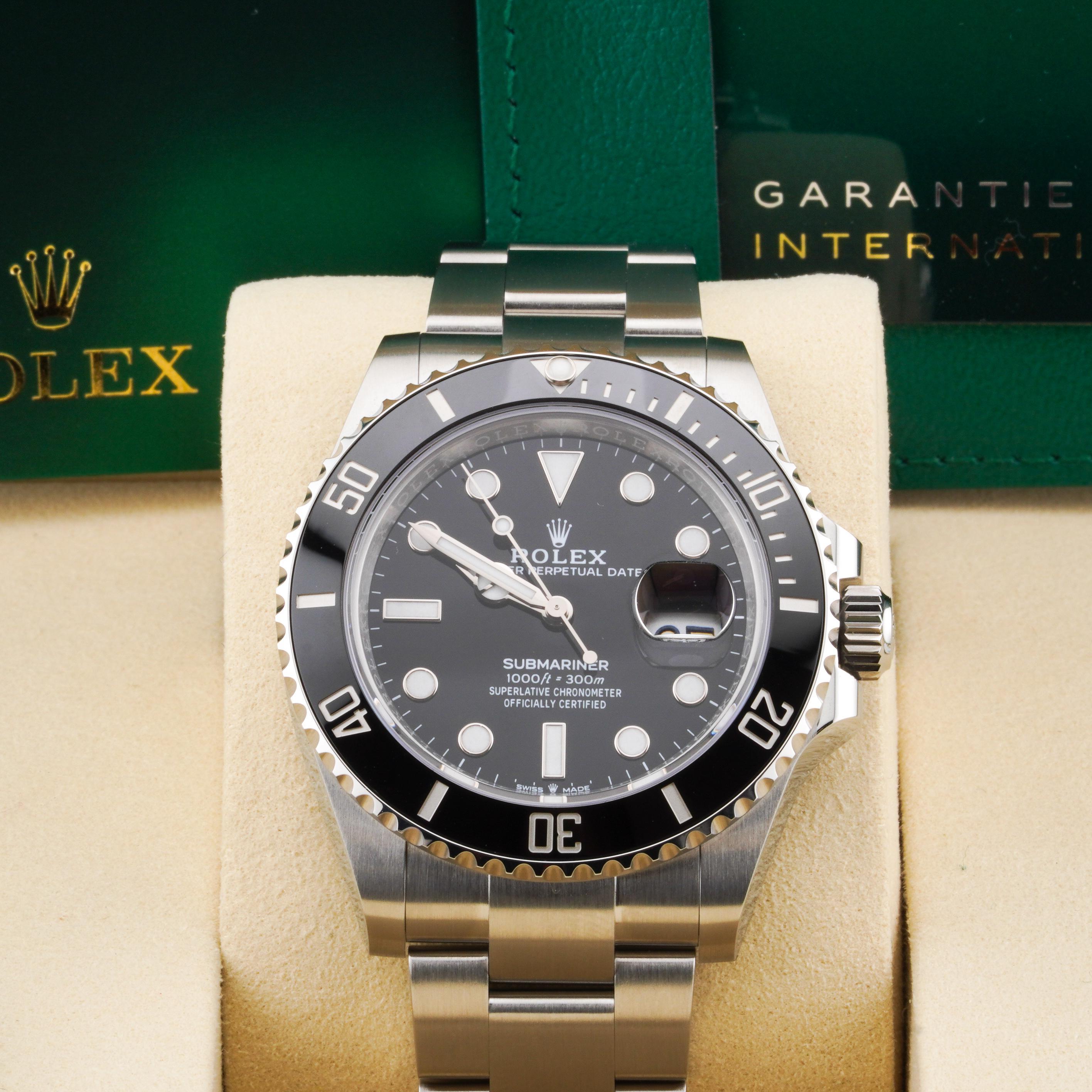 Rolex 2025 Submariner 126610LN Date 41mm Stainless Steel Watch w/ FULL SET en vente 7
