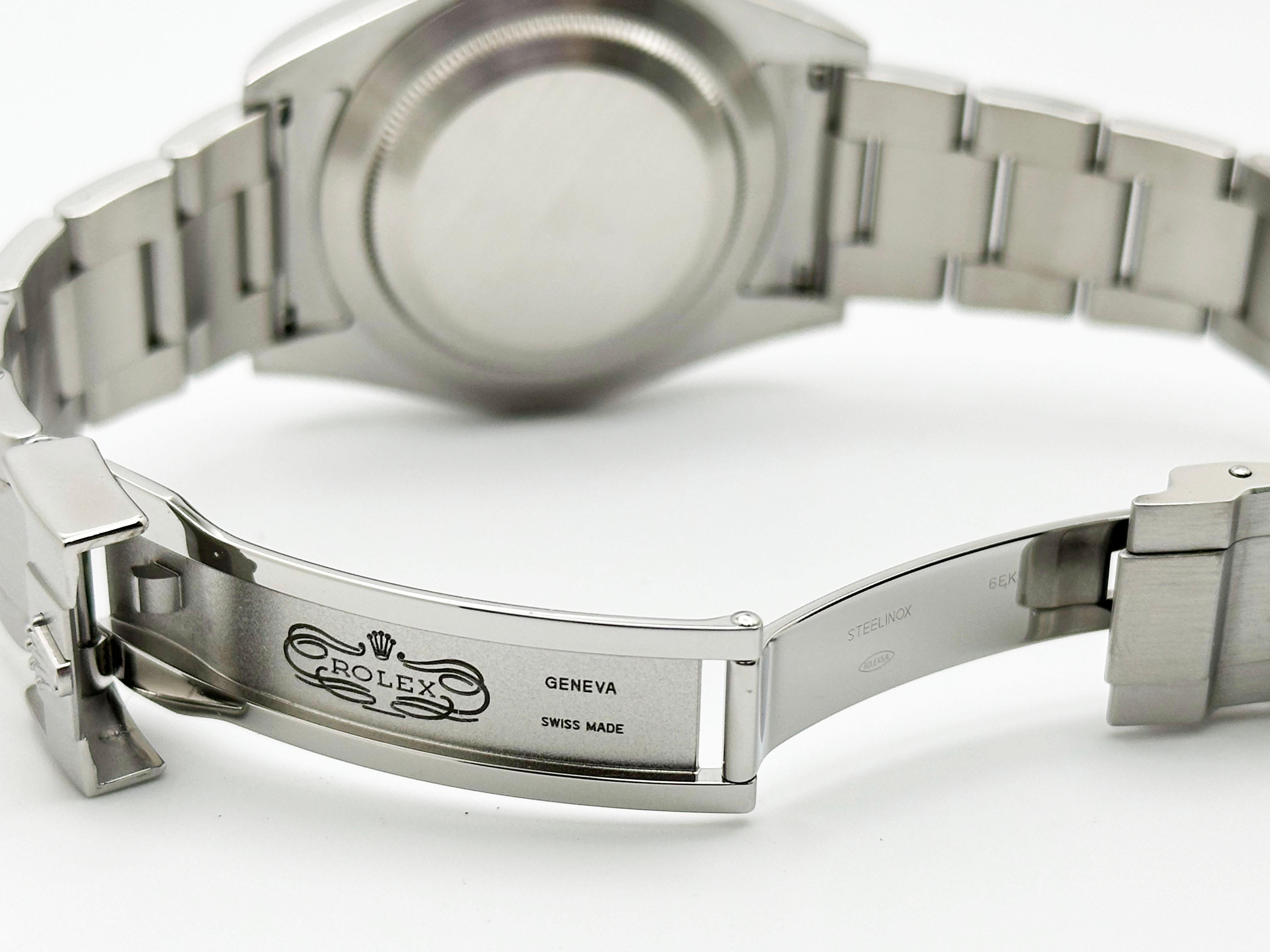Rolex 214270 Explorer 39mm Schwarzes Zifferblatt Edelstahl Box Papier 6