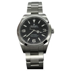 Rolex 214270 Explorer 39mm Quadrante Nero Acciaio Inox