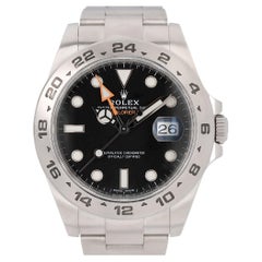 Rolex 216570 Explorer II Stainless Steel Black Dial Watch