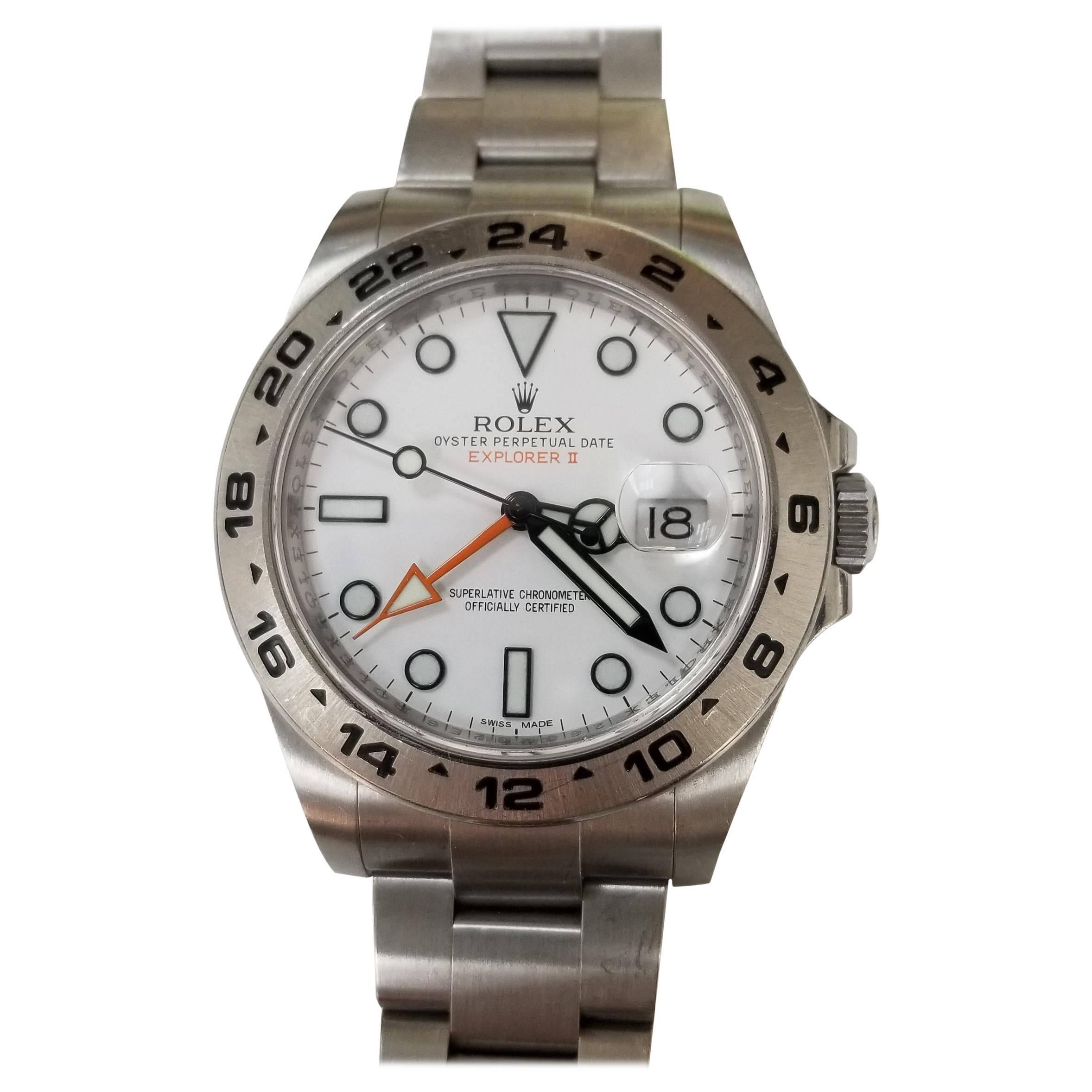 Rolex 216570 Explorer II Stainless Steel Oyster Perpetual