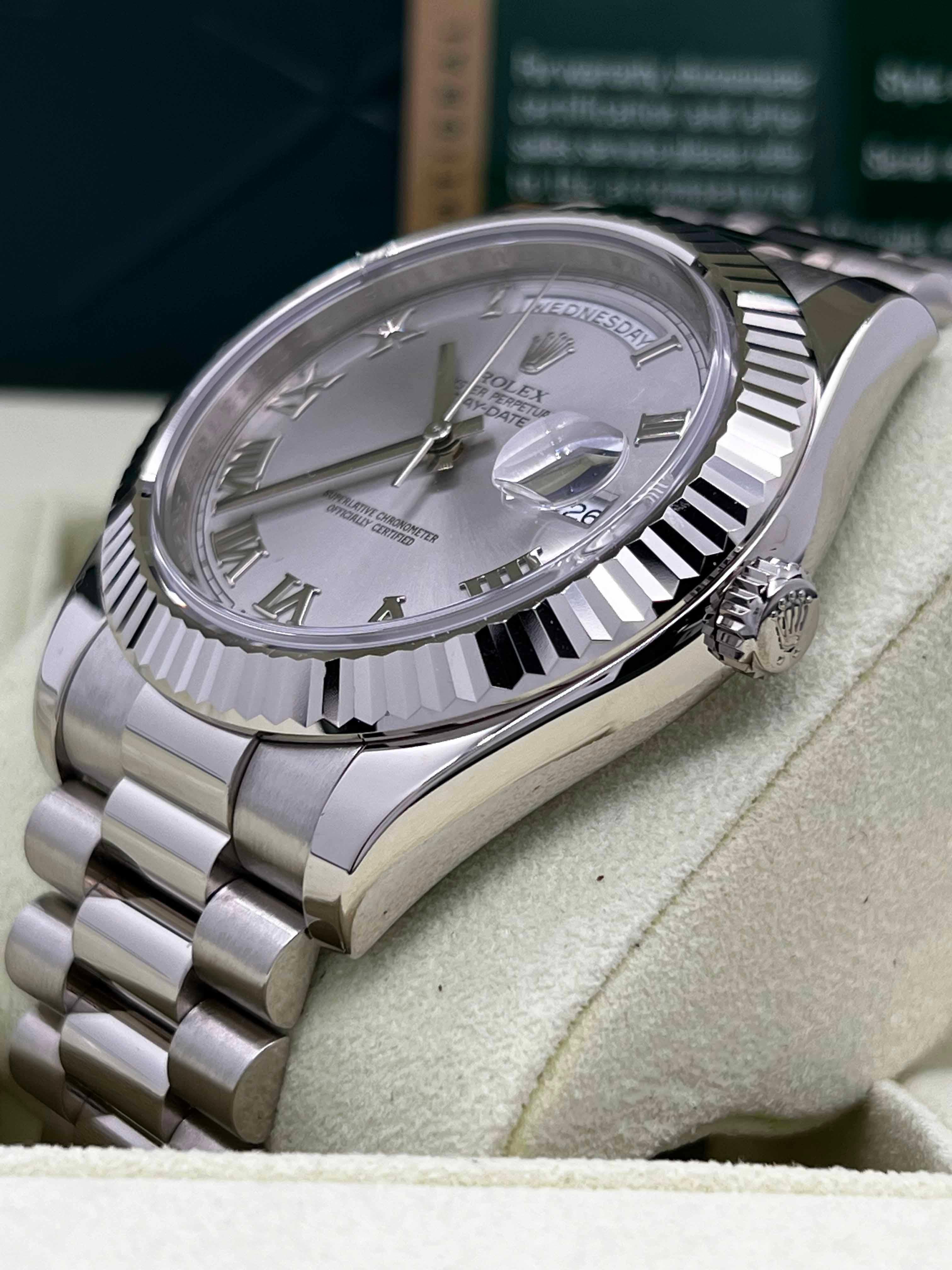 rolex president white gold 41mm